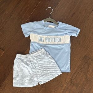 Blue Kids Matching Set - Big Brother